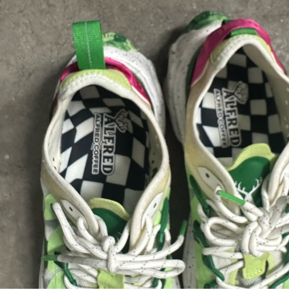 Sorel Alfred Coffee Matcha Green and White Kinetic Breakthru Tech Sneakers - Picture 5 of 8